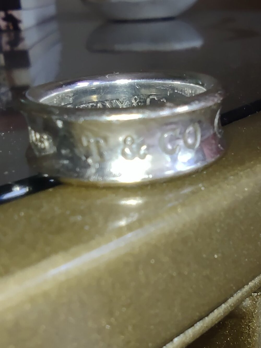 Tiffany & Co. Tiffany 1837 Ring in Silver, Size 5